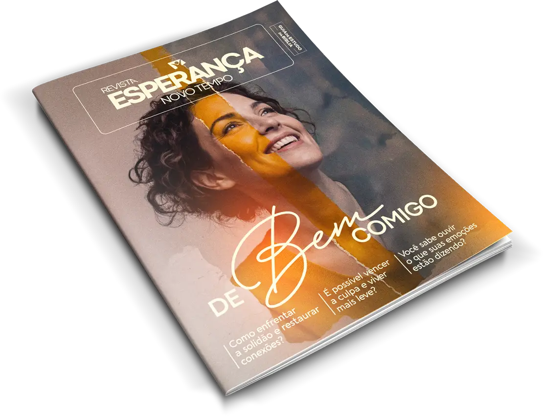 Mockup da revista De Bem Comigo