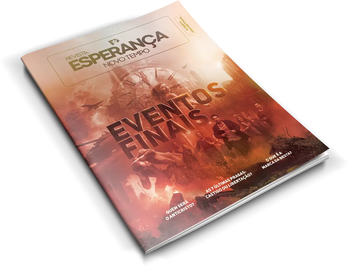 Mockup da revista Eventos Finais