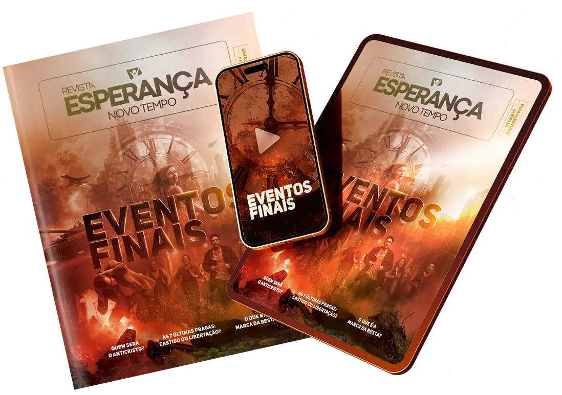Mockup da revista Eventos Finais